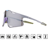 Polarized Sunglasses for Men & Women, UV Protection Sport Cycling Fishing Outdoor 3 Interchangeable Lens Baseball Glasses