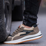 Steel Toe Shoes for Men Women, Slip Resistant Safety Work Puncture Proof Comfortable Indestructible Sneakers for Industry Construction Warehouse