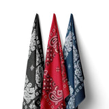 100% Cotton 12 Pack Bandanas for Men & Women Multi-Purpose Bandana Headbands Square Head Scarf