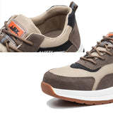 Steel Toe Shoes for Men Women, Slip Resistant Safety Work Puncture Proof Comfortable Indestructible Sneakers for Industry Construction Warehouse
