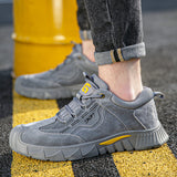 Steel Toe Shoes for Men Waterproof Slip Resistant Women Work Sneakers Athletic Durable Lightweight Comfortable Indestructible Construction Tennis