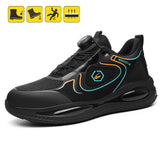 Steel Toe Sneakers Comfortable Work Safety Shoes for Men Women Non Slip Construction Industrial Work Shoe