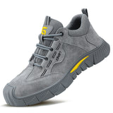 Steel Toe Shoes for Men Waterproof Slip Resistant Women Work Sneakers Athletic Durable Lightweight Comfortable Indestructible Construction Tennis