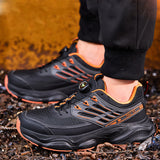 Steel Toe Shoes for Men Women Comfortable Safety Work Sneakers Industrial Non Slip Air Cushion Construction Puncture Proof