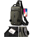 Sling Bag for Women Men Crossbody Backpack Fanny Packs Chest Daypack for Travel Hiking Cycling
