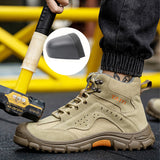 Steel Toe Shoes Lightweight Work Boots Men Women Comfortable Industrial Breathable Safety Construction Sneakers Indestructible