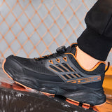 Steel Toe Shoes for Men Women Comfortable Safety Work Sneakers Industrial Non Slip Air Cushion Construction Puncture Proof