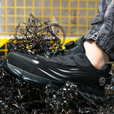 Steel Toe Shoes for Men Women Comfortable Safety Work Sneakers Industrial Non Slip Shoes Lightweight Puncture Proof