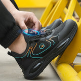 Steel Toe Sneakers Comfortable Work Safety Shoes for Men Women Non Slip Construction Industrial Work Shoe