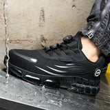 Steel Toe Shoes for Men Women Comfortable Safety Work Sneakers Industrial Non Slip Shoes Lightweight Puncture Proof