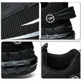 Steel Toe Shoes for Men Women Comfortable Safety Work Sneakers Industrial Non Slip Shoes Lightweight Puncture Proof