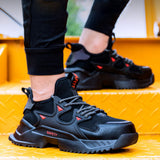 Steel Toe Shoes for Men Women Lightweight Indestructible Safety Construction Non Slip Composite Sneakers