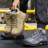 Steel Toe Shoes Lightweight Work Boots Men Women Comfortable Industrial Breathable Safety Construction Sneakers Indestructible