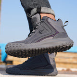 Steel Toe Boots for Women Men Wide Fit Work Safety Shoes High Top Slip Resistant Comfortable Breathable Composite Indestructible Sneakers