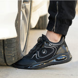 Steel Toe Sneakers Comfortable Work Safety Shoes for Men Women Non Slip Construction Industrial Work Shoe