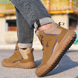 Steel Toe Boots for Women Men Wide Fit Work Safety Shoes High Top Slip Resistant Comfortable Breathable Composite Indestructible Sneakers