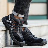 Steel Toe Shoes for Women Men, Anti Slip Safety Breathable Lightweight Puncture Proof Work Construction Sneakers