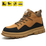 Steel Toe Shoes for Men Women, Slip Resistant Safety Work Boots Puncture Proof Comfortable Indestructible Sneakers with Specialized Work Insole for Industry Construction Warehouse