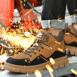 Steel Toe Shoes for Men Women, Slip Resistant Safety Work Boots Puncture Proof Comfortable Indestructible Sneakers with Specialized Work Insole for Industry Construction Warehouse