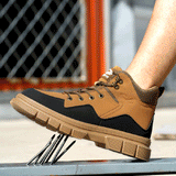 Steel Toe Shoes for Men Women, Slip Resistant Safety Work Boots Puncture Proof Comfortable Indestructible Sneakers with Specialized Work Insole for Industry Construction Warehouse