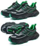 Steel Toe Shoes for Men Women Comfortable Safety Work Sneakers Industrial Non Slip Air Cushion Construction Puncture Proof