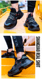 Steel Toe Shoes for Men Women Lightweight Indestructible Safety Construction Non Slip Composite Sneakers