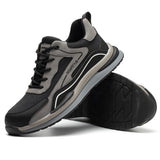 Steel Toe Shoes for Men Women Work Safety Comfortable Puncture Proof Sneakers Tennis Sneakers Construction Indestructible Utility Footwear
