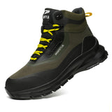 Steel Toe Shoes for Men Women, Slip Resistant Safety Work Boots Puncture Proof Comfortable Indestructible Sneakers with Specialized Work Insole for Industry Construction Warehouse