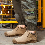 Steel Toe Boots for Men and Women Work Slip Resistant Safety Shoes Indestructible Industrial Construction Welding Protective Working Sneakers