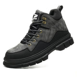 Steel Toe Shoes for Men Women, Slip Resistant Safety Work Boots Puncture Proof Comfortable Indestructible Sneakers with Specialized Work Insole for Industry Construction Warehouse