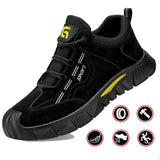 Steel Toe Shoes for Men Waterproof Slip Resistant Women Work Sneakers Athletic Durable Lightweight Comfortable Indestructible Construction Tennis