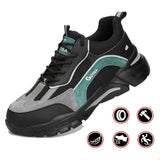 Steel Toe Work Shoes for Men Women Safety Composite Sneakers Lightweight Comfortable Utility Indestructible Industrial Construction
