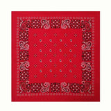 100% Cotton 12 Pack Bandanas for Men & Women Multi-Purpose Bandana Headbands Square Head Scarf