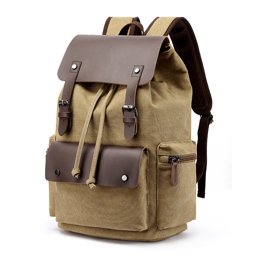 Canvas Backpack Vintage Daypack for Men Women Casual  display picture 1
