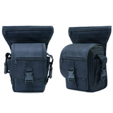 Tactical Fanny Pack Waterproof Military Drop Leg Pouch Bag Cross Waist Pack Outdoor Bike Cycling Hiking Shooting