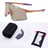 Polarized Sunglasses for Men & Women, UV Protection Sport Cycling Fishing Outdoor 3 Interchangeable Lens Baseball Glasses