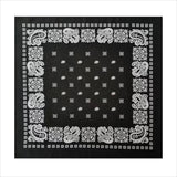 100% Cotton 12 Pack Bandanas for Men & Women Multi-Purpose Bandana Headbands Square Head Scarf
