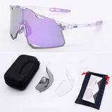 Polarized Sunglasses for Men & Women, UV Protection Sport Cycling Fishing Outdoor 3 Interchangeable Lens Baseball Glasses