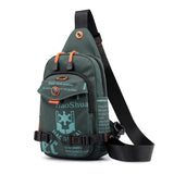 Crossbody Sling Backpack Multipurpose Bag Travel Hiking Chest Daypack