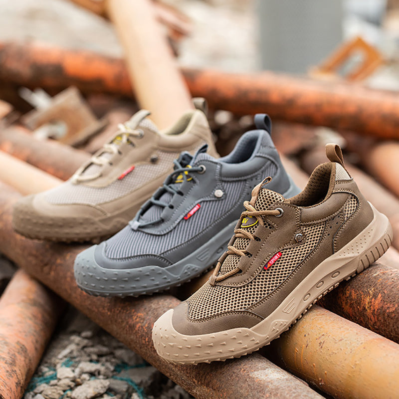 Steel Toe Shoes for Men Women Cushion Comfortable Work Shoes  display picture 1