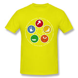 Men's Graphic T Shirt Rock, Paper, Scissors, Lizard, Spock Breathable Round Neck Short Sleeves Shirt