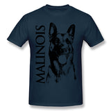 Mens Novelty T-Shirt Malinois Belgian Shepherd Mechelaar Maligator Cool Round Neck Short Sleeves Blouse Tops