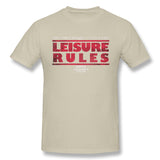 Mens Novelty T-Shirt Leisure Rules Ferris Buellers Day Off Style Crew Neck Short Sleeves Tee