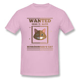 Mens Novelty T-Shirt Schroedinger's Cat I Funny Dead And Alive Comfy O-Neck Short Sleeves Shirt
