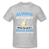 Men's Graphic T Shirt Always Be Yourself Cool Round Neck Short Sleeves Tee