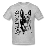 Mens Novelty T-Shirt Malinois Belgian Shepherd Mechelaar Maligator Cool Round Neck Short Sleeves Blouse Tops