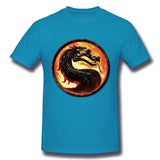 Men's Graphic T Shirt Dragon Chinese Legend Comfortable Round Neck Short Sleeves Tee