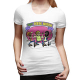 Women's Casual T-shirt The Fabulous Furry Freak Brothers Comfy Crew Neck Short Sleeve Tee