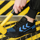 Steel Toe Safety Shoes for Men Women Work Sneakers Breathable Lightweight Industrial & Construction