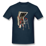 Men's Graphic T Shirt Old Gamer Cool O-Neck Short Sleeves Tees
